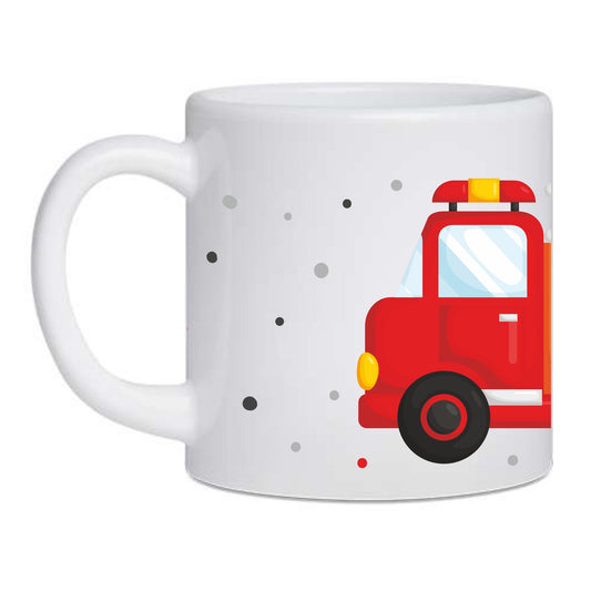 Kindertasse  „Feuerwehr“ personalisiert, Geburtstag, Geschenk, Kinder
