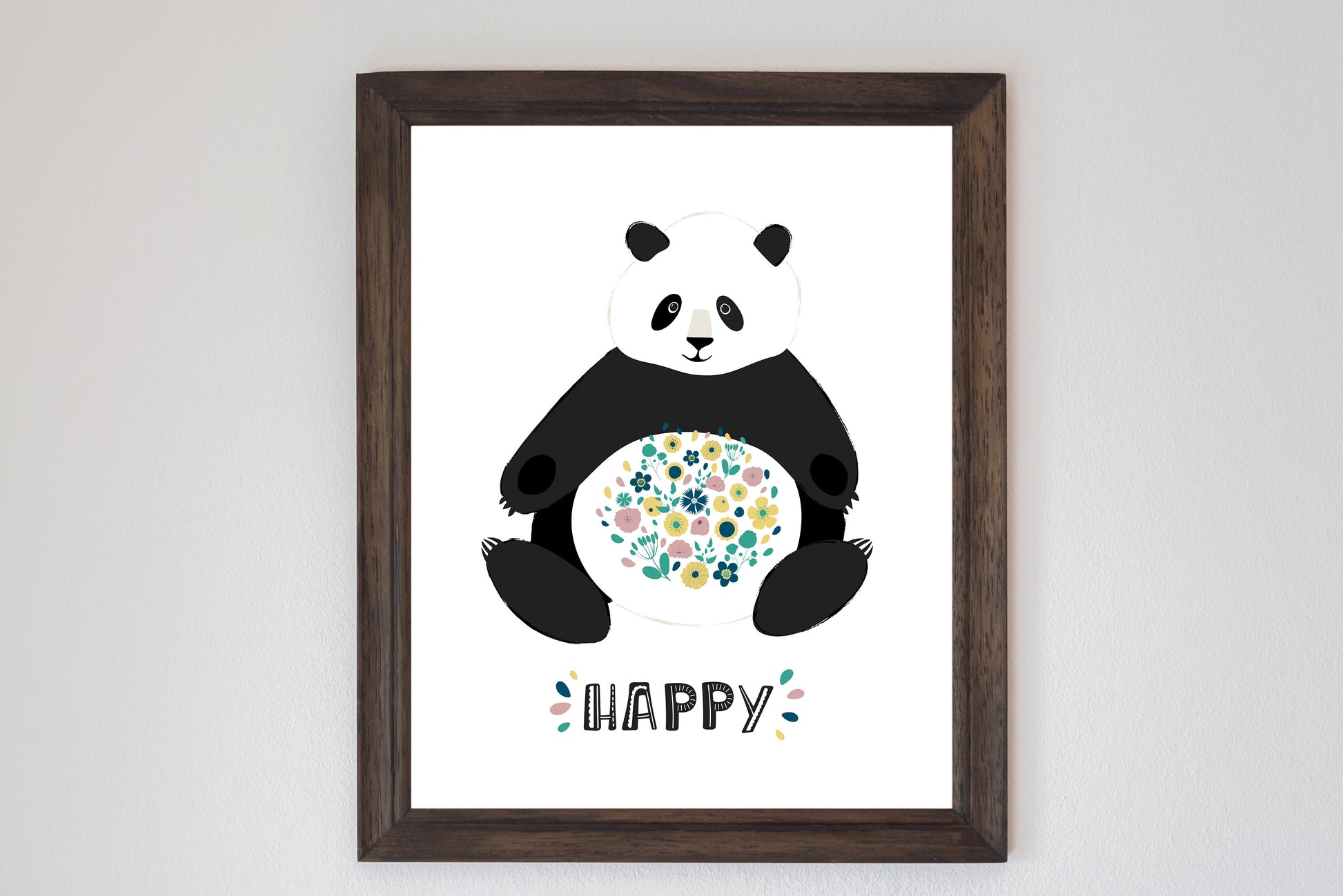 Poster "Panda" Kinderzimmer, Deko - Cupsandkisses