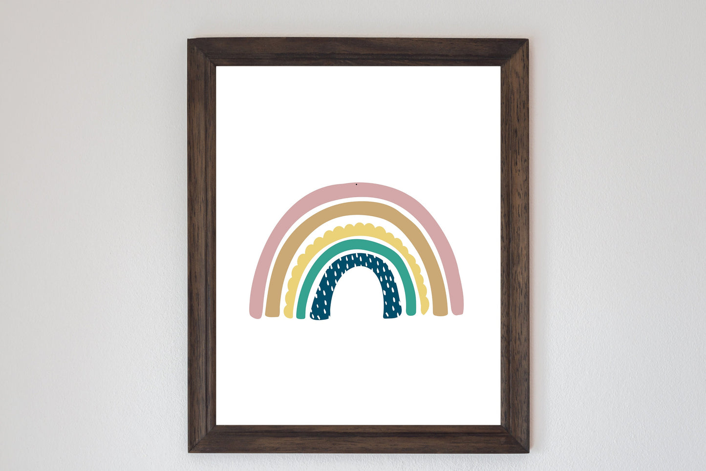 Poster "Regenbogen" Kinderzimmer, Deko - Cupsandkisses