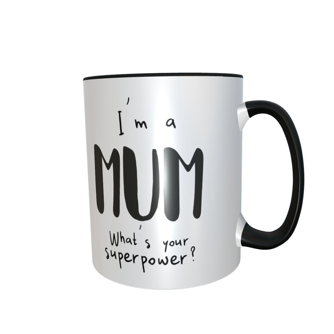 Tasse „I'm a Mum what's your superpower“ Mama, Held, Supermom