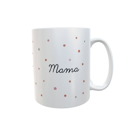 Tasse „Mama/Papa/Oma/Opa gepunktet“ verschiedene Motive, Muttertag, Vatertag, Liebe - Cupsandkisses